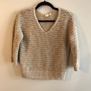 Gap Slouchy Tan Sweater